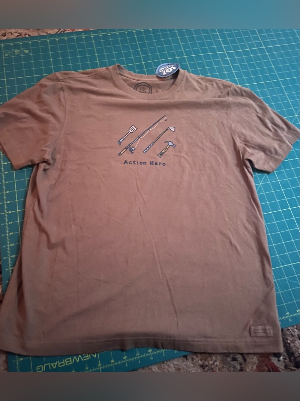 Life is Good "Action Hero" Tee